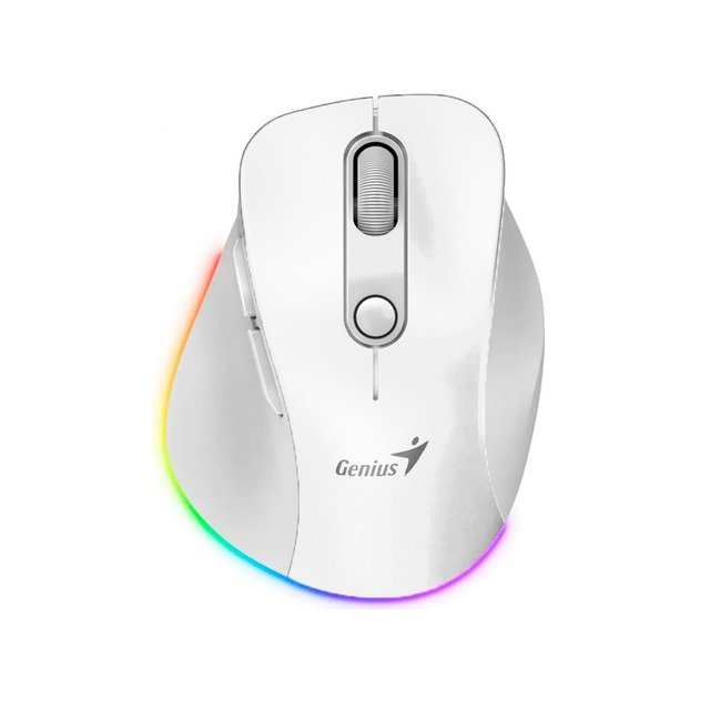 MOUSE USB WIRELESS + BLUETOOTH SILENT MINI ERGO 9000S PRO BLANCO GENIUS     31030039400